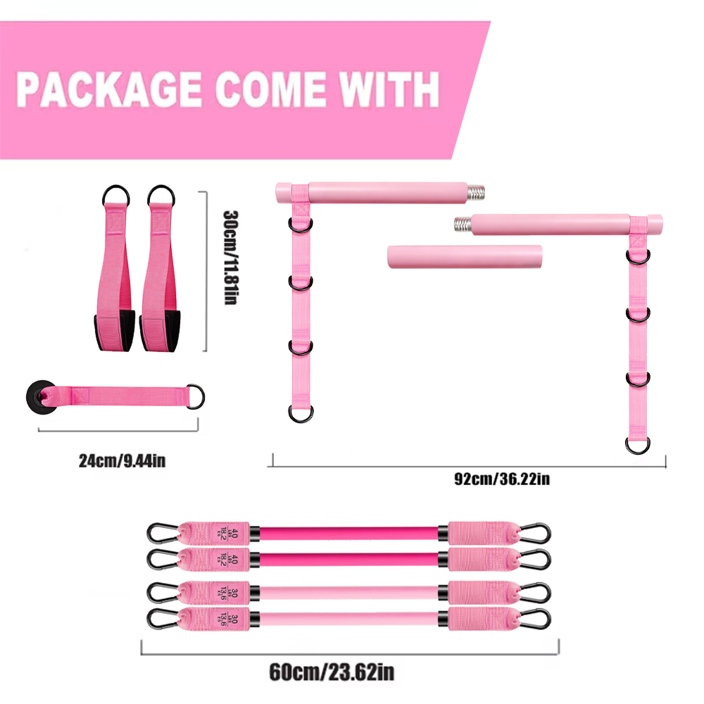 Resistance Tube Set Multifunct - Pilates Bar Kit With Resistance Bands recensie en prijs
