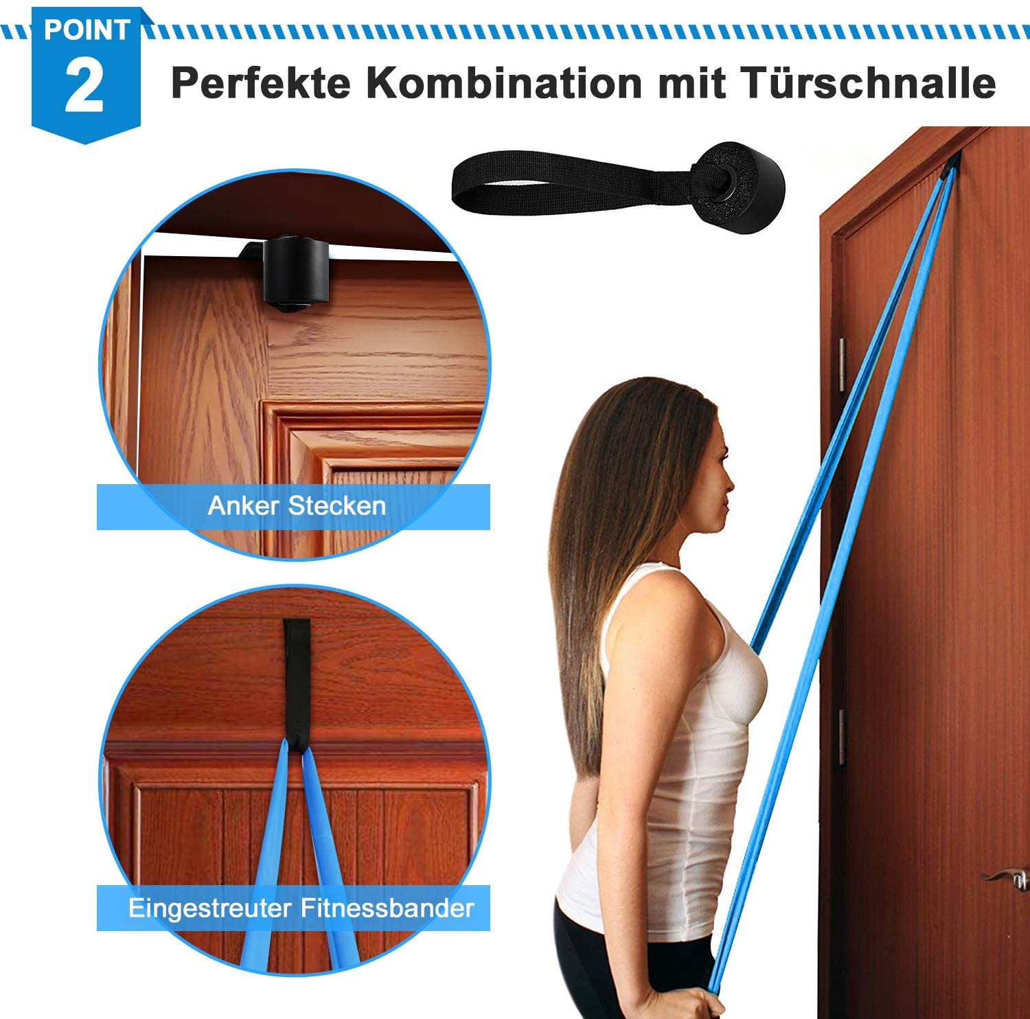 Elastische fitnessbanden 3-del - Pilates Bar Kit With Resistance Bands recensie en prijs