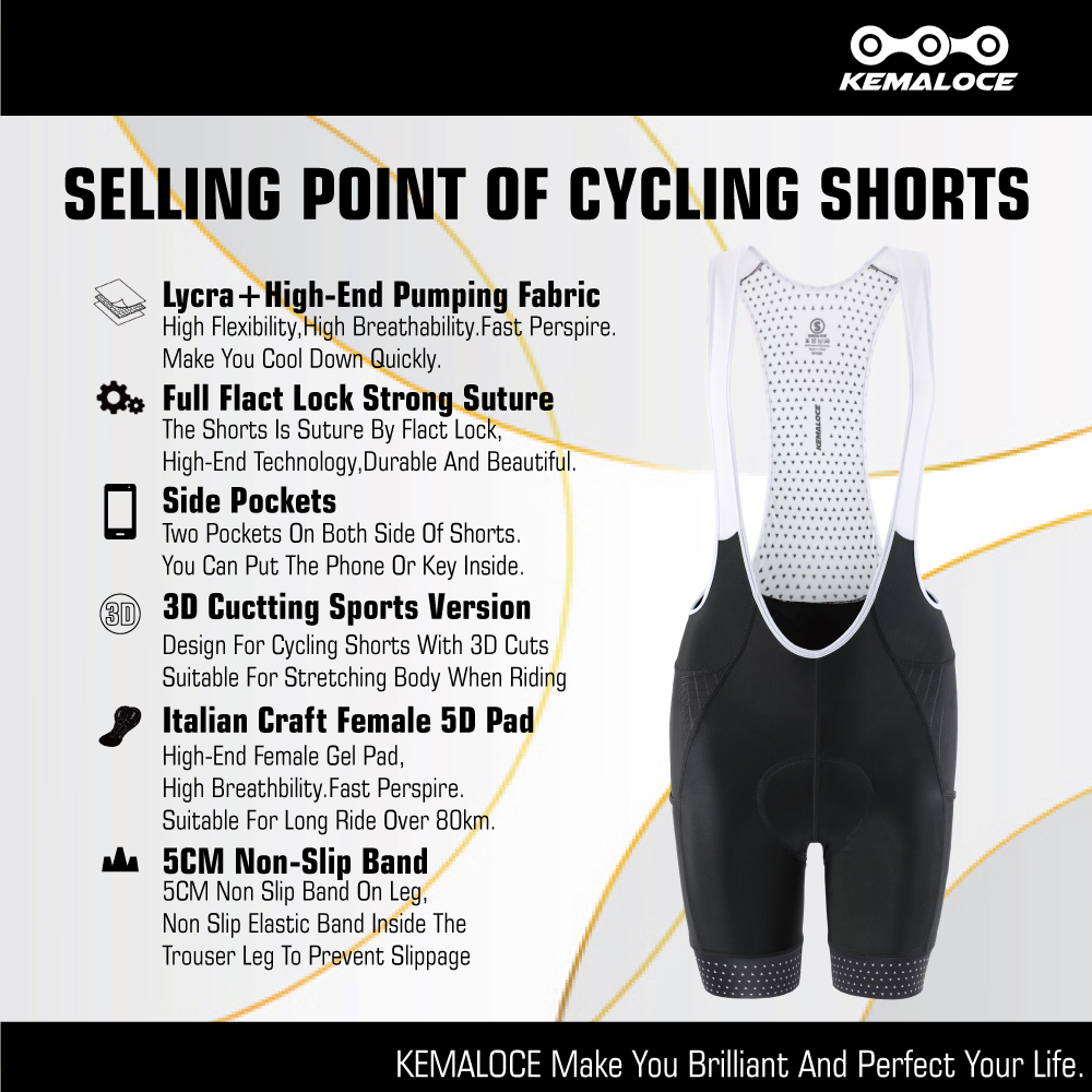 Kemaloce Dames Fietsbroek Zwar - Padded Cycling Shorts 5D Gel recensie en prijs