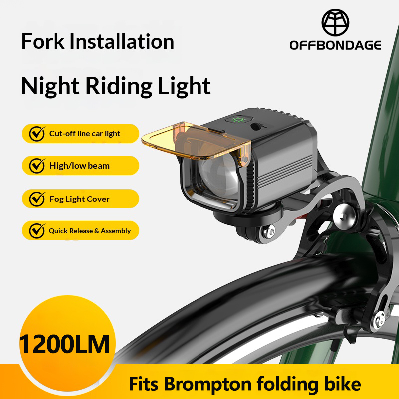 OFFBONDAGE Brompton Vouwfietsl - Rechargeable Bicycle Headlight 1000 Lumen recensie en prijs