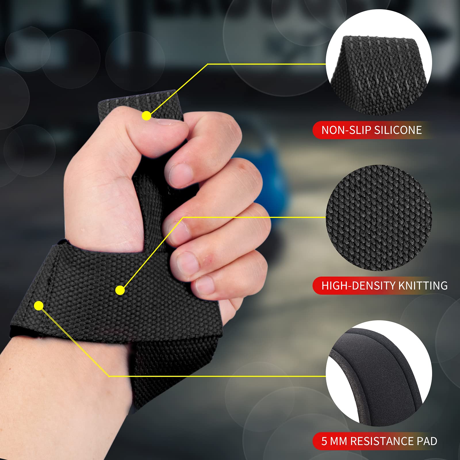 2 stuks Gym Lifting Straps Fit - Wrist Wraps Weightlifting Support recensie en prijs